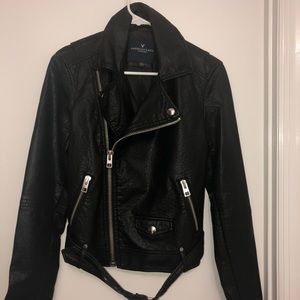 AE Moto Leather Jacket NEVER WORN